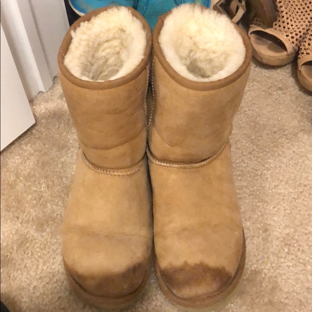 ugh boots worn